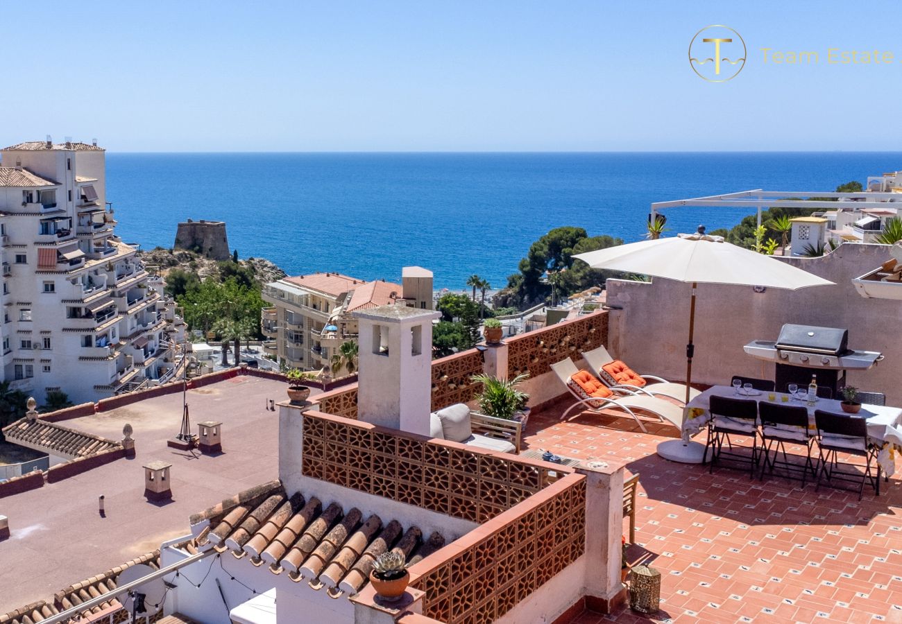 Apartamento en Almuñecar - Terraza y vista al mar, a 2 min de la playa