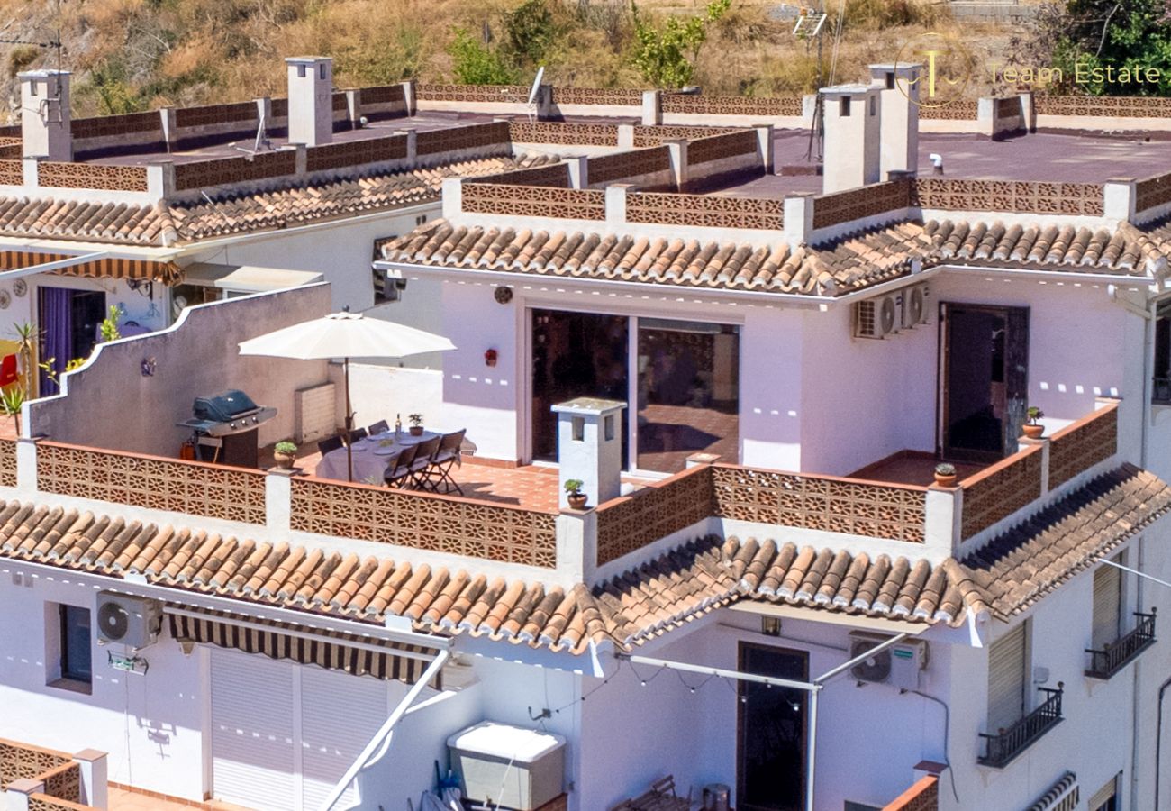 Apartamento en Almuñecar - Terraza y vista al mar, a 2 min de la playa