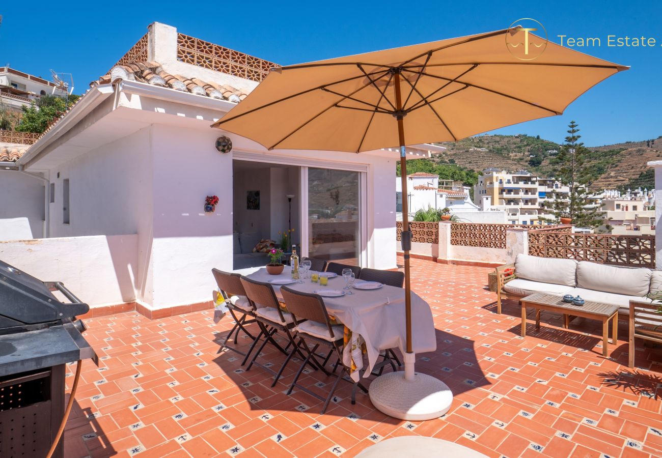 Apartamento en Almuñecar - Terraza y vista al mar, a 2 min de la playa