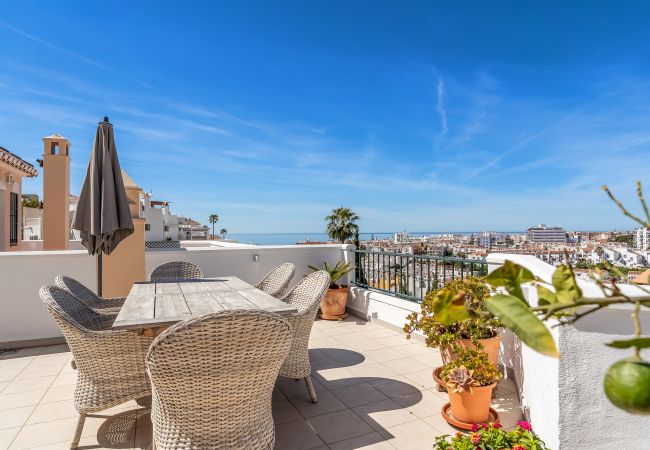 Casa adosada en Nerja - Terraza Impresionante, Casa Elegante en Nerja