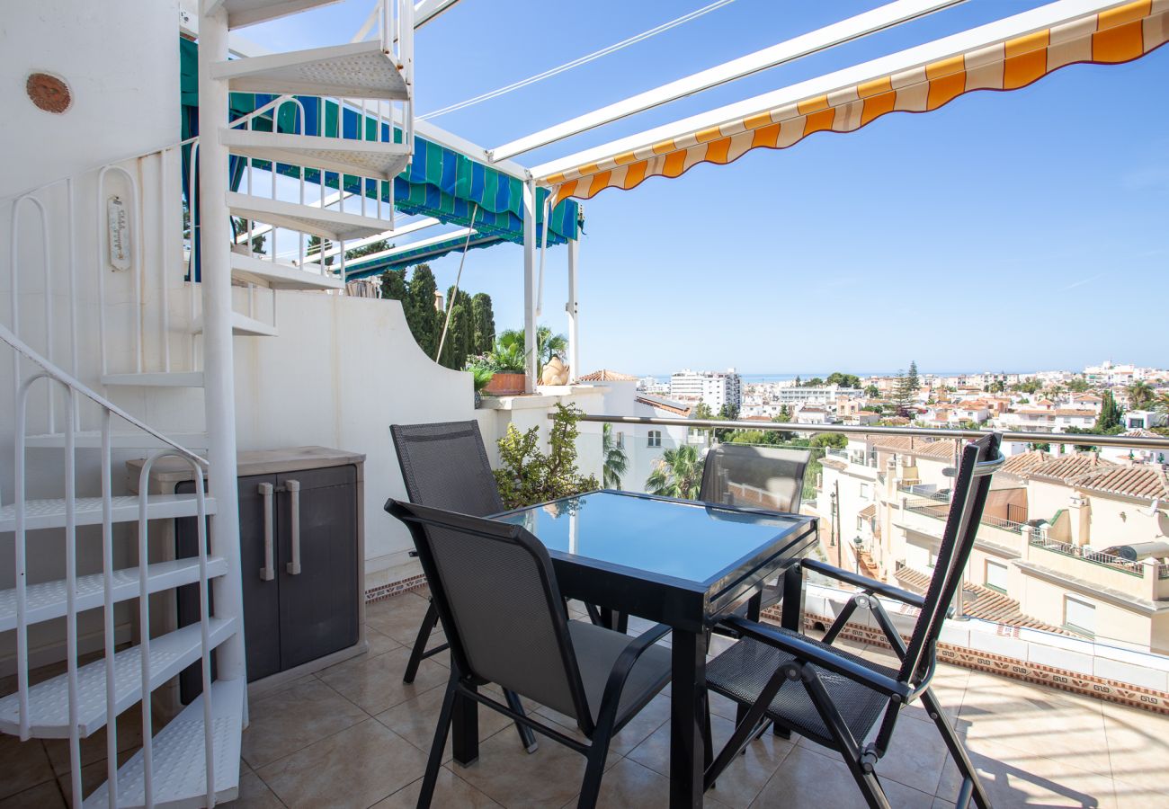 Terraced House in Nerja - Sunny Roof Terrace Near Burriana Beach