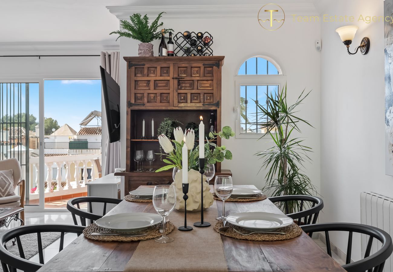 Townhouse in Nerja - Chic Retreat w/ Big Garden, Near Burriana Beach