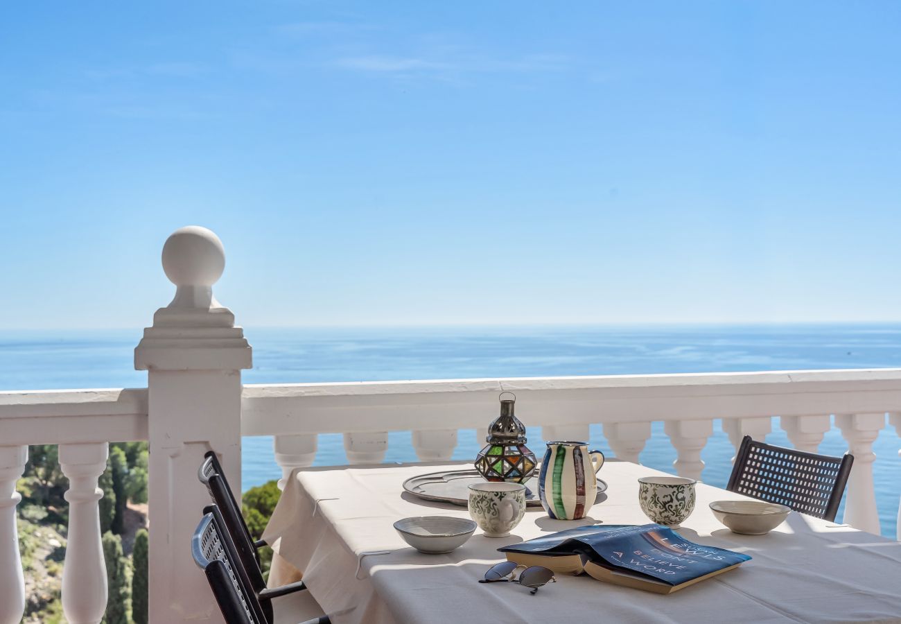 Villa in Nerja - Sea View Villa with Heated Private Pool 