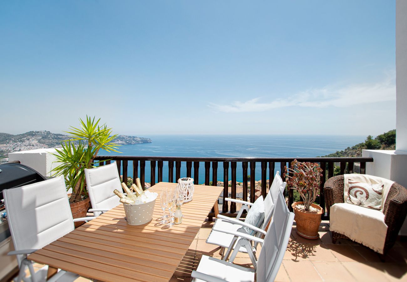 Takvåning i La Herradura - Penthouse med panoramautsikt över havet i La Herradura