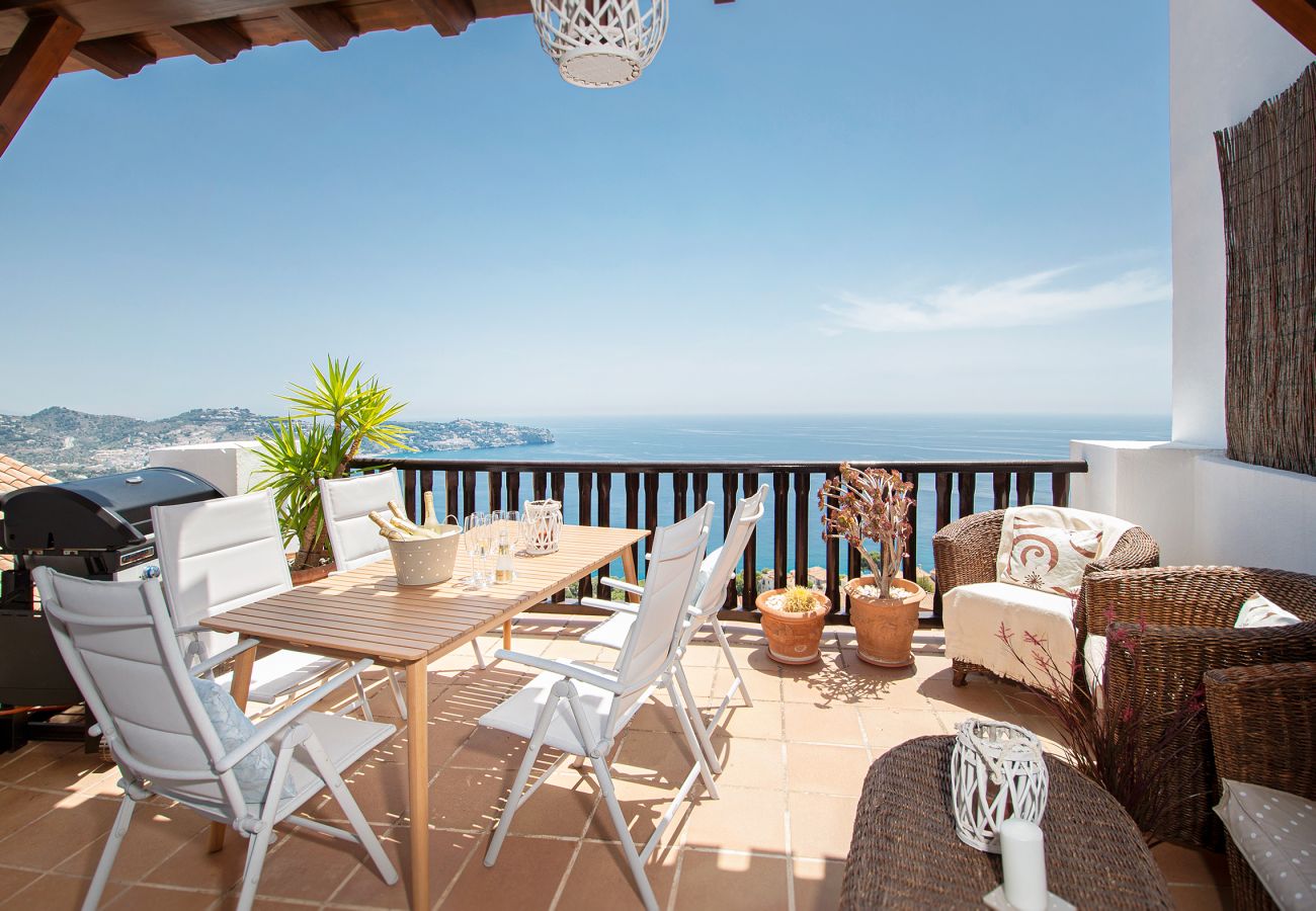 Takvåning i La Herradura - Penthouse med panoramautsikt över havet i La Herradura
