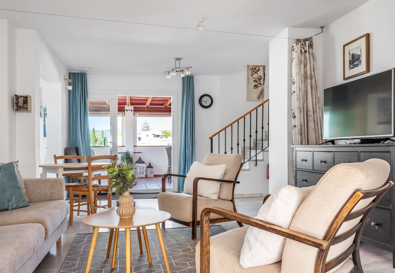 Radhus i Nerja - Burriana-stranden – radhus med 3 rymliga terrasser och havsutsikt